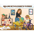 Rolling with Elizabeth to Paris