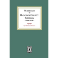 Marriages of Hancock County, Georgia, 1806-1850