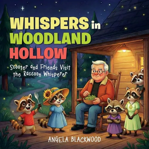 Whispers in Woodland Hollow: Scooter and Friends Visit the Raccoon Whisperer