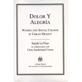 Dolor y Alegria: Women and Social Change in Urban Mexico