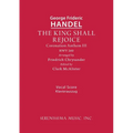 The King Shall Rejoice, HWV 260: Vocal score
