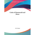 Codes of Hammurabi and Moses