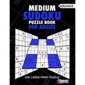 Medium Sudoku Puzzle Book For Adults: 200 Large Print Puzzles with Answer (Volume 2)