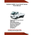 Suzuki Carry Truck DA16T Series Parts Manual