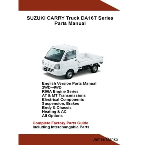 Suzuki Carry Truck DA16T Series Parts Manual