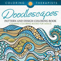 Doodlescapes: Pattern And Design Coloring Book - Calming Coloring Books For Adults