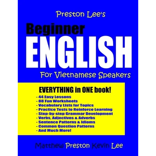 Preston Lee's Beginner English For Vietnamese Speakers