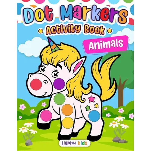 Dot Markers Activity Book Animals