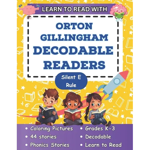 Learn to Read with Orton Gillingham Decodable Readers: Orton Gillingham Materials Phonics Readers for Kindergarten and First Grade