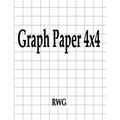 Graph Paper 4x4: 100 Pages 8.5" X 11"