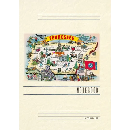 Vintage Lined Notebook Greetings from Tennessee