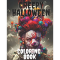 Creepy Halloween coloring book