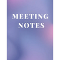 My Boring Meeting Survival Guide and Notes: 8.5x11 Meeting Notebook and Puzzle Book