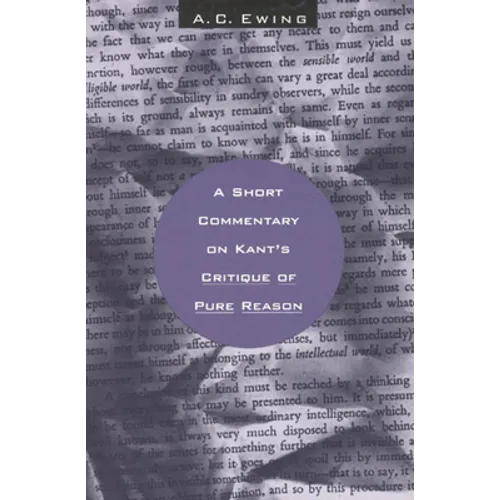 A Short Commentary on Kant's Critique of Pure Reason