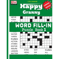 Happy Granny WORD FILL-IN Puzzle Book 1