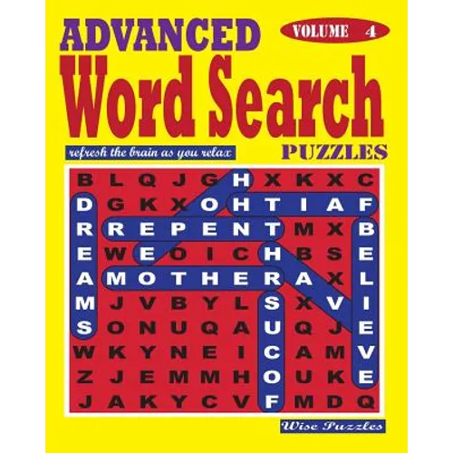 ADVANCED Word Search Puzzles. Vol. 4