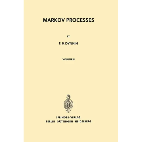 Markov Processes: Volume II