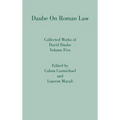 Daube on Roman Law