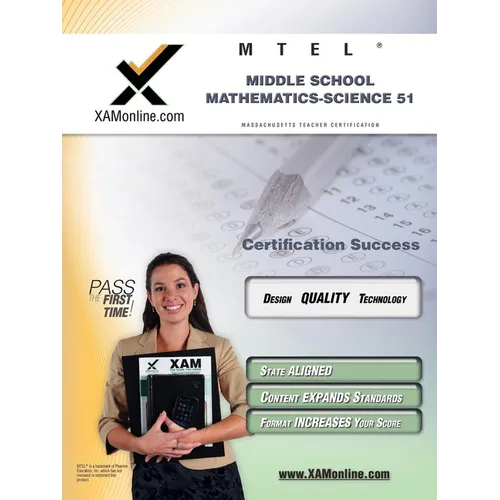 MTEL Middle School Mathematics/Science 51 Teacher Certification Test Prep Study Guide