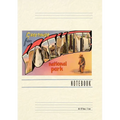 Vintage Lined Notebook Greetings from Yosemite National Park