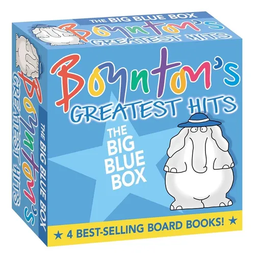 Boynton's Greatest Hits the Big Blue Box (Boxed Set): Moo, Baa, La La La!; A to Z; Doggies; Blue Hat, Green Hat