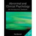 Abnormal and Clinical Psychology: An Introductory Textbook
