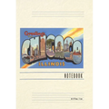 Vintage Lined Notebook Greetings from Chicago, Illinois