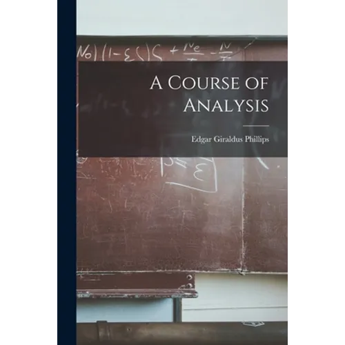 A Course of Analysis