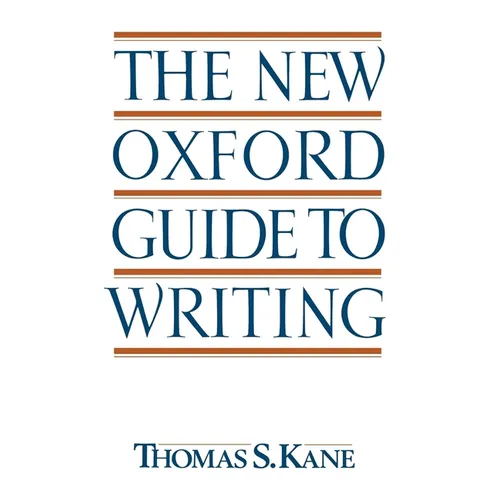 The New Oxford Guide to Writing