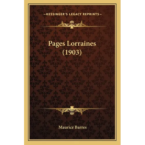 Pages Lorraines (1903)