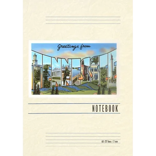 Vintage Lined Notebook Greetings from Tennessee
