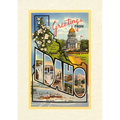 Vintage Lined Notebook Greetings from Idaho
