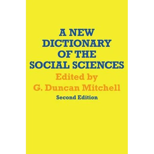 A New Dictionary of the Social Sciences