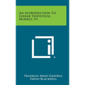 An Introduction to Linear Statistical Models, V1
