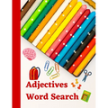 Adjectives Word Search: English grammar puzzle activity book