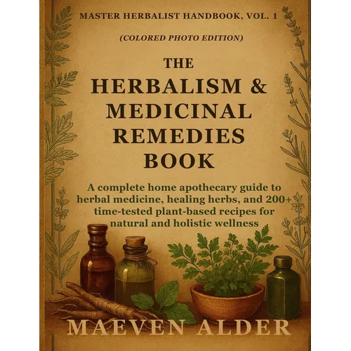 The Herbalism & Medicinal Remedies Book: A Complete Home Apothecary Guide to Herbal Medicine, Healing Herbs, and 200+ Time-Tested Plant-Based Recipes