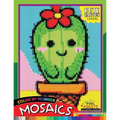 Cute Cactus Lovers Mosaic: Pixel Adults Coloring Books Color by Number