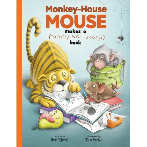 Monkey-House Mouse makes a (totally NOT scary) book