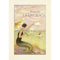 Vintage Lined Notebook Greetings from Laguna Beach