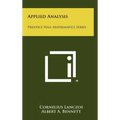 Applied Analysis: Prentice Hall Mathematics Series