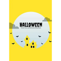 Halloween: Create Your Own Halloween Story Book, 100 Pages, Full Moon Yellow