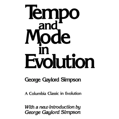 Tempo and Mode in Evolution