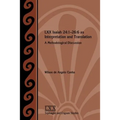 LXX Isaiah 24: 1-26:6 as Interpretation and Translation: A Methodological Discussion