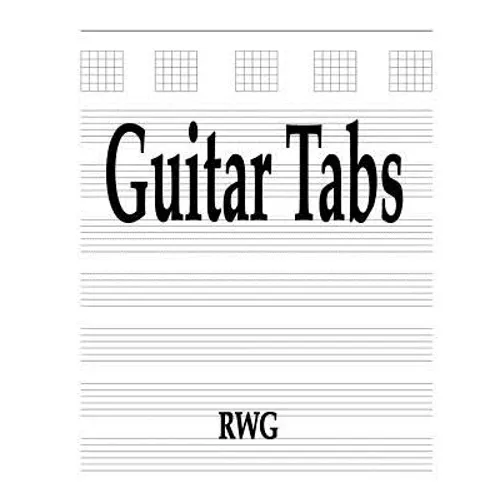 Guitar Tabs: 50 Pages 8.5" X 11"