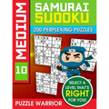 Medium Samurai Sudoku: 200 Perplexing Puzzles