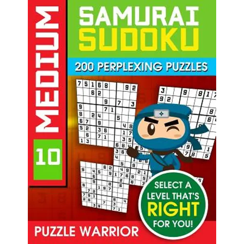 Medium Samurai Sudoku: 200 Perplexing Puzzles