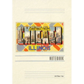 Vintage Lined Notebook Greetings from Chicago, Illinois