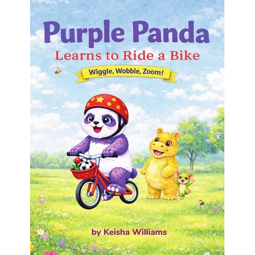 Purple Panda Learns to Ride a Bike