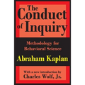 The Conduct of Inquiry: Methodology for Behavioural Science