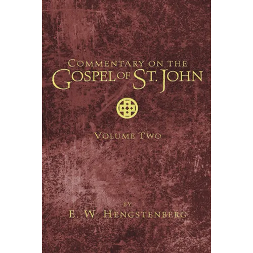 Commentary on the Gospel of St. John, Volume 2